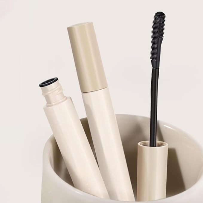 Waterproof Lash Primer for Mascara with Multi-Function Brush, Volumizing, Lengthening, Natural Look, Long-Lasting Hold, Smudge-Proof, No Clumping, Black Eyelash Primer