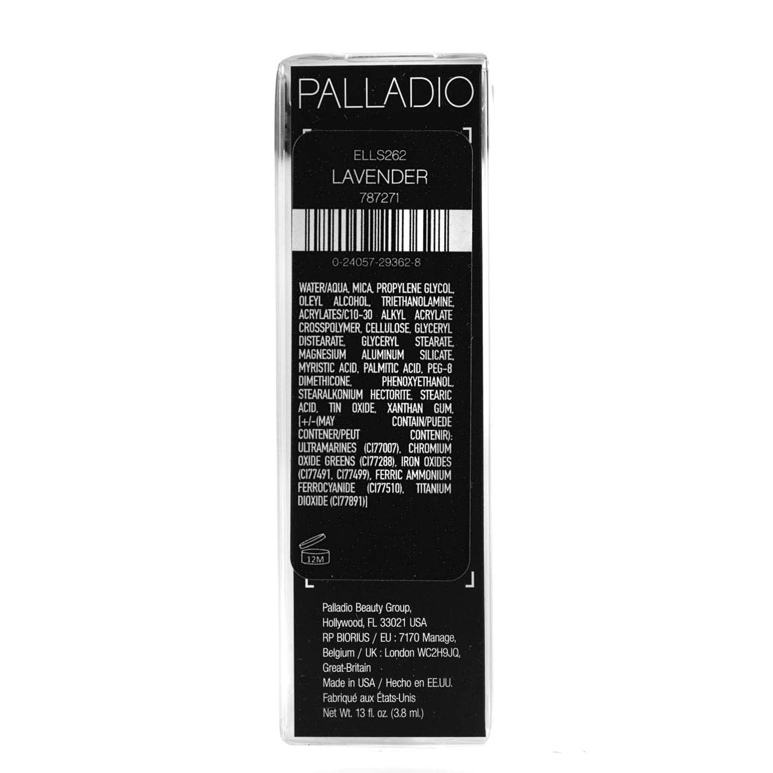 Palladio Liquid Eyeliner, Highly Pigmented and Waterproof Eyeliner, For Intense Eye Definition, Smear-proof Eyeliner Liquid, Includes Easy Grip Wand and Felt Tip Eyeliner Applicator, Lavender