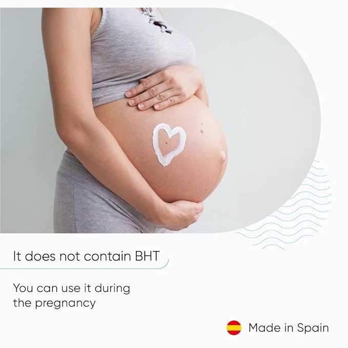 Anti-stretch mark cream ideal for pregnancy/Prevents and reduces the formation of stretch marks and scars/Regenerating postpartum anti-stretch mark gel with Rose Hip Hip oil