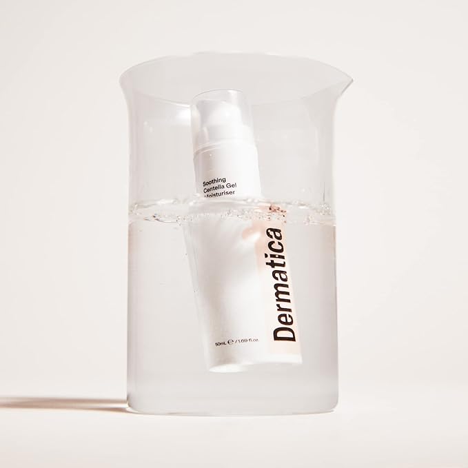 Dermatica Daily Soothing Centella Gel Moisturizer | Hydrating Moisturizer for all Skin Types | Lightweight Oil-Free Gel Moisturizer (50ml)