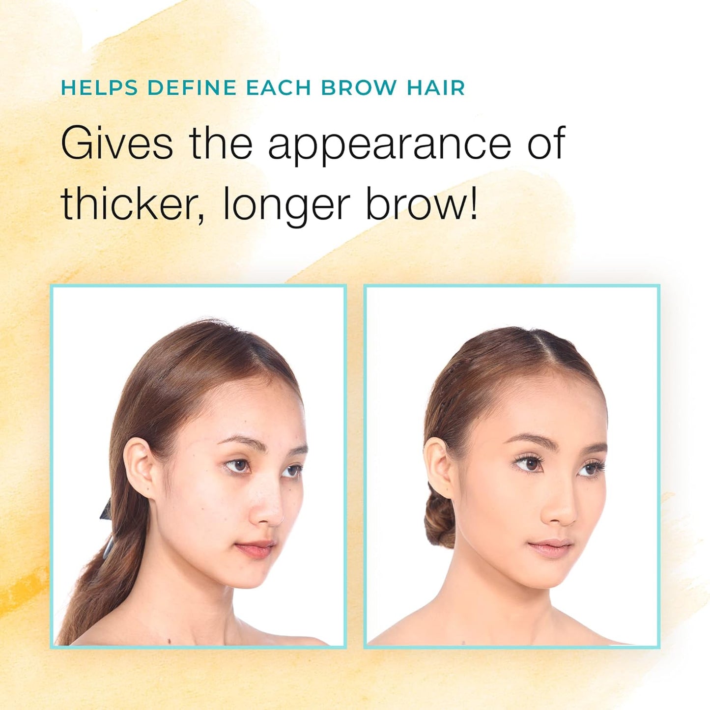 Eyebrow Color For Women, 20 Application Kit, Dark Brown