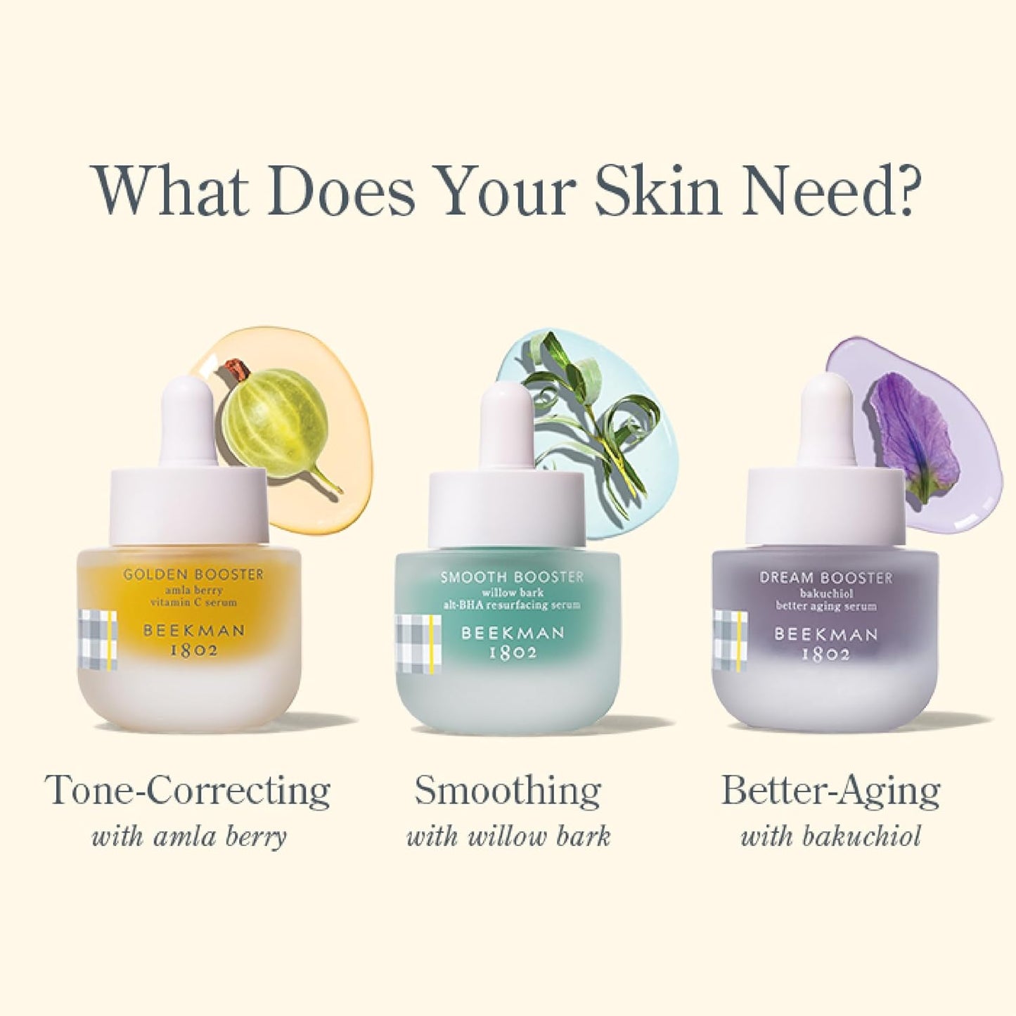 Beekman 1802 Dream Booster Bakuchiol Retinol Alternative Facial Serum - Squalane & Bakuchiol Oil Serum For Sensitive Skin - Night Moisturizer For Fine Lines & Pore Minimizer - Fragrance Free, Vegan