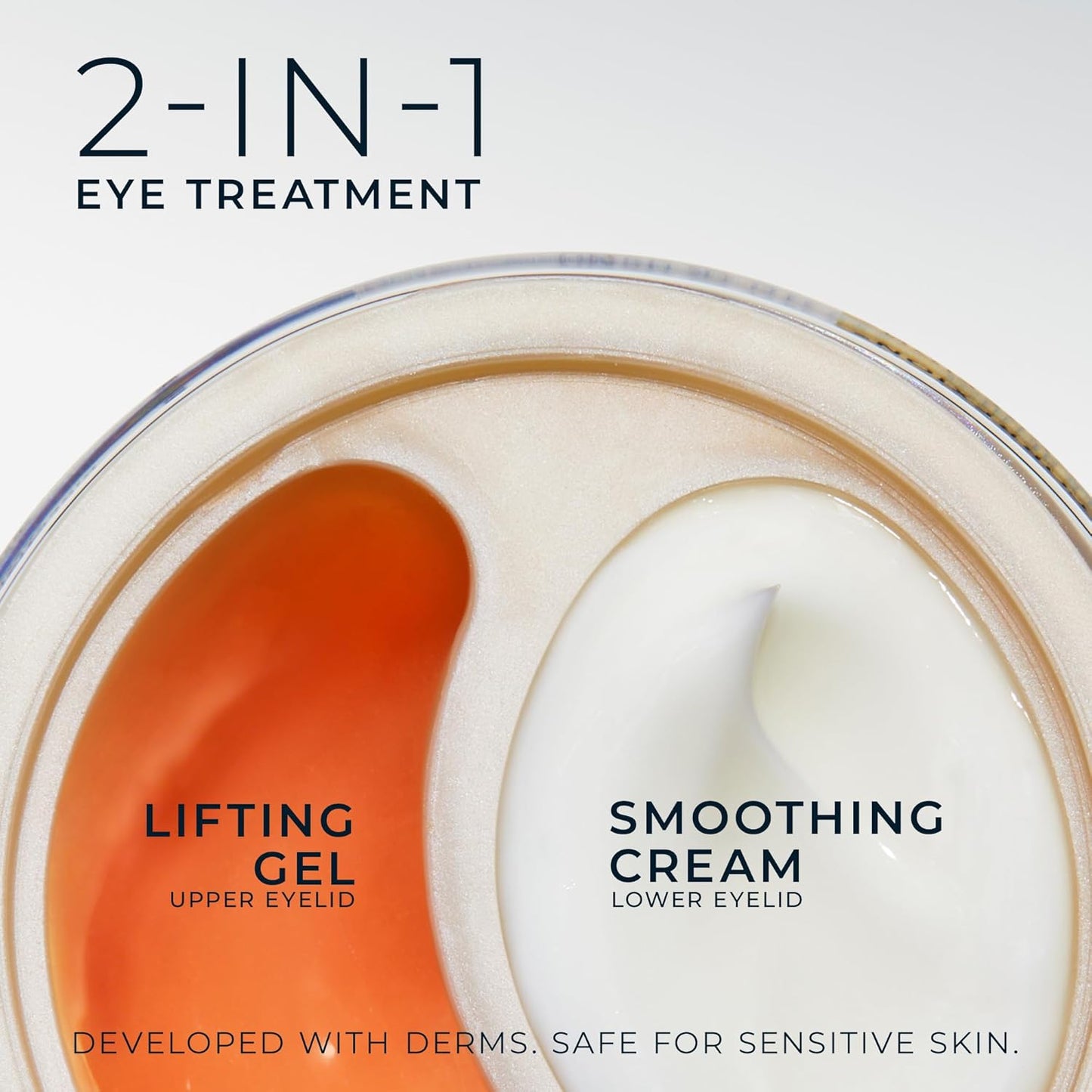 RoC Derm Correxion Dual Eye Cream with Advanced Retinol + Peptides for Puffy Eyes and Dark Circles, (.68 oz) with Retinol Under Eye Cream Packette