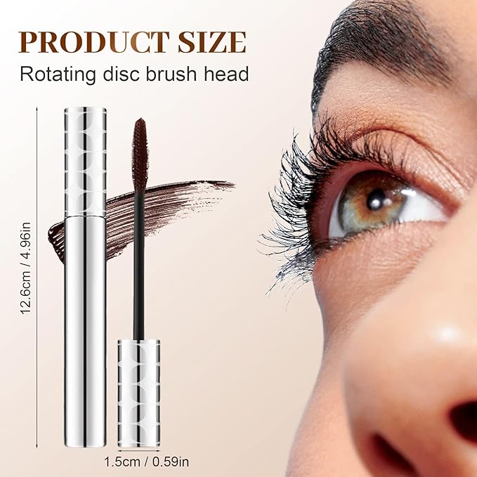 Mascara for Older Women 60 Plus, 2026 New Mascara Volume and Length for Mature Women with Thinning Lashes, Non Clumping Waterproof Long Wear (Black)