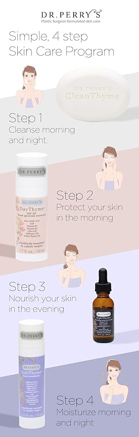 Dr. Perry's NightThyme Skin Nourishing Serum with Vitamin C and Hyaluronic Acid