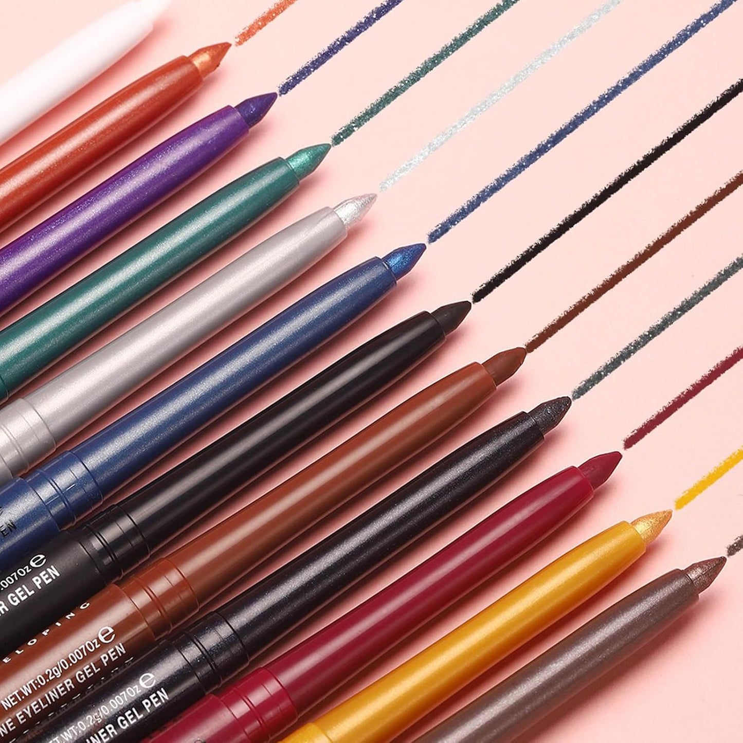 Waterproof Eyeliner black Shimmer Retractable Black Gel Eyeliner Smudge-proof Hypoallergenic Makeup (11#)