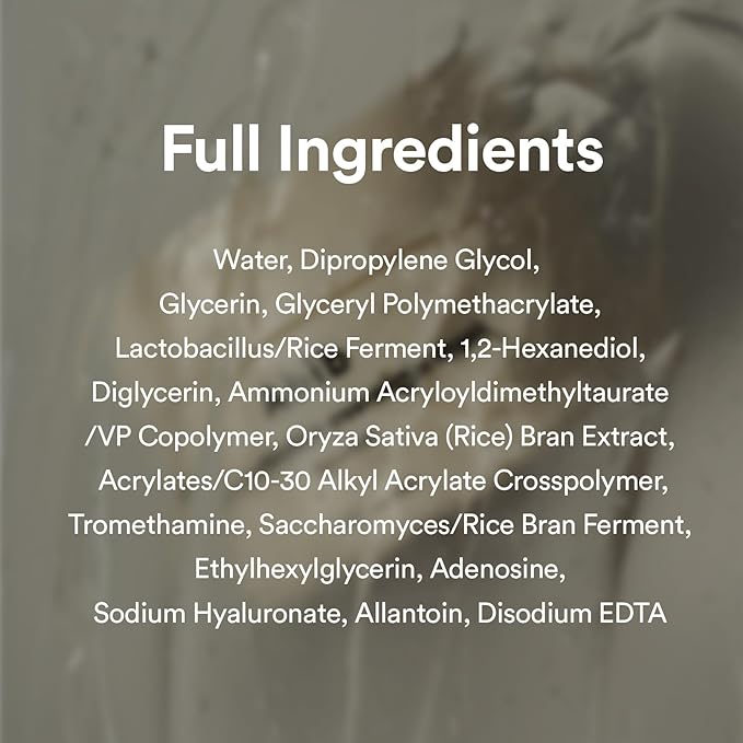 Abib Rice Probiotics Overnight Mask Barrier Jelly 2.7 fl oz I | Korean Overnight Sleeping Mask Cream Moisturizer for Glass Skin Slugging (Rice Probiotics/Barrier Jelly)