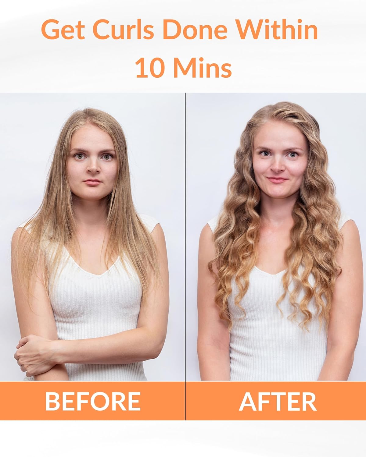 Automatic Curling Iron - 1.25" Rotating Curling Wand with 7 Temp. & 5 Timers Setting for Different Hair Types, Safe Auto Shut-Off, Easy to Use Hair Curler for Long Lasting Waves (Pink)