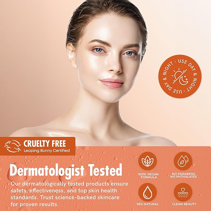 Fleur De Peau Vitamin C Serum For Face With Collagen – Dermatologist Tested, Anti-Aging, Even Skin Tone, Reduces Fine Lines, Improves Radiance & Texture – 95% Natural, Clean Beauty – Korean Skin Care