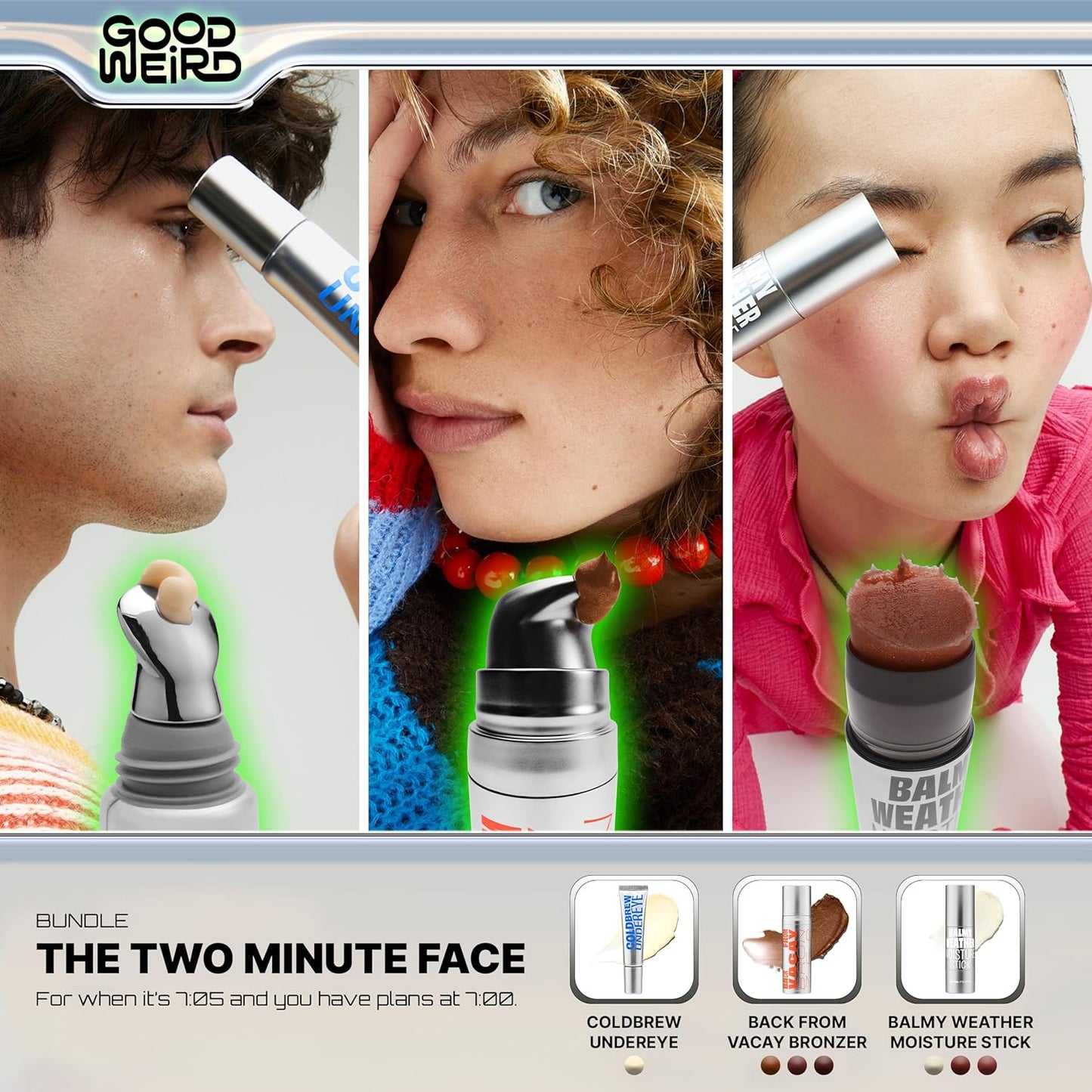 GOOD WEIRD Cold Brew Undereye - Vegan Caffeine Under Eye Serum Cream for Dark Circles and Wrinkles | For Men and Women | Brightening and Smoothing | Subtle Shimmer | Allure Award Winner 0.42 fl. oz.