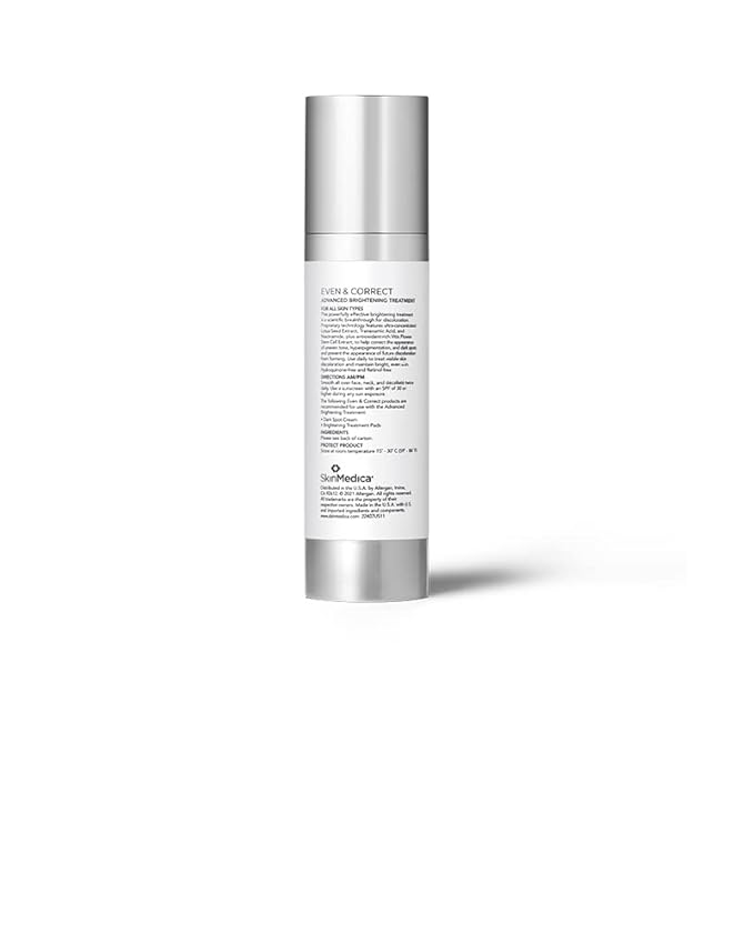 SkinMedica Even & Correct Advanced Brightening Treatment Face Serum, Addresses the Appearance of Dark Spots, Hyperpigmentation & Melasma for Aging Skin that is Hydroquinone-Free & Retinol-Free,2 Fl Oz