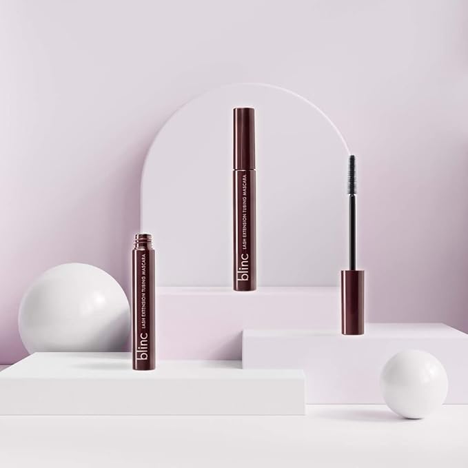 Blinc Lash Extension Tubing Mascara – Striking Length & Definition, Curling, Longwear, Smudge & Flake Proof, Nourishing, Sensitive Eyes Safe, Washable, Vegan