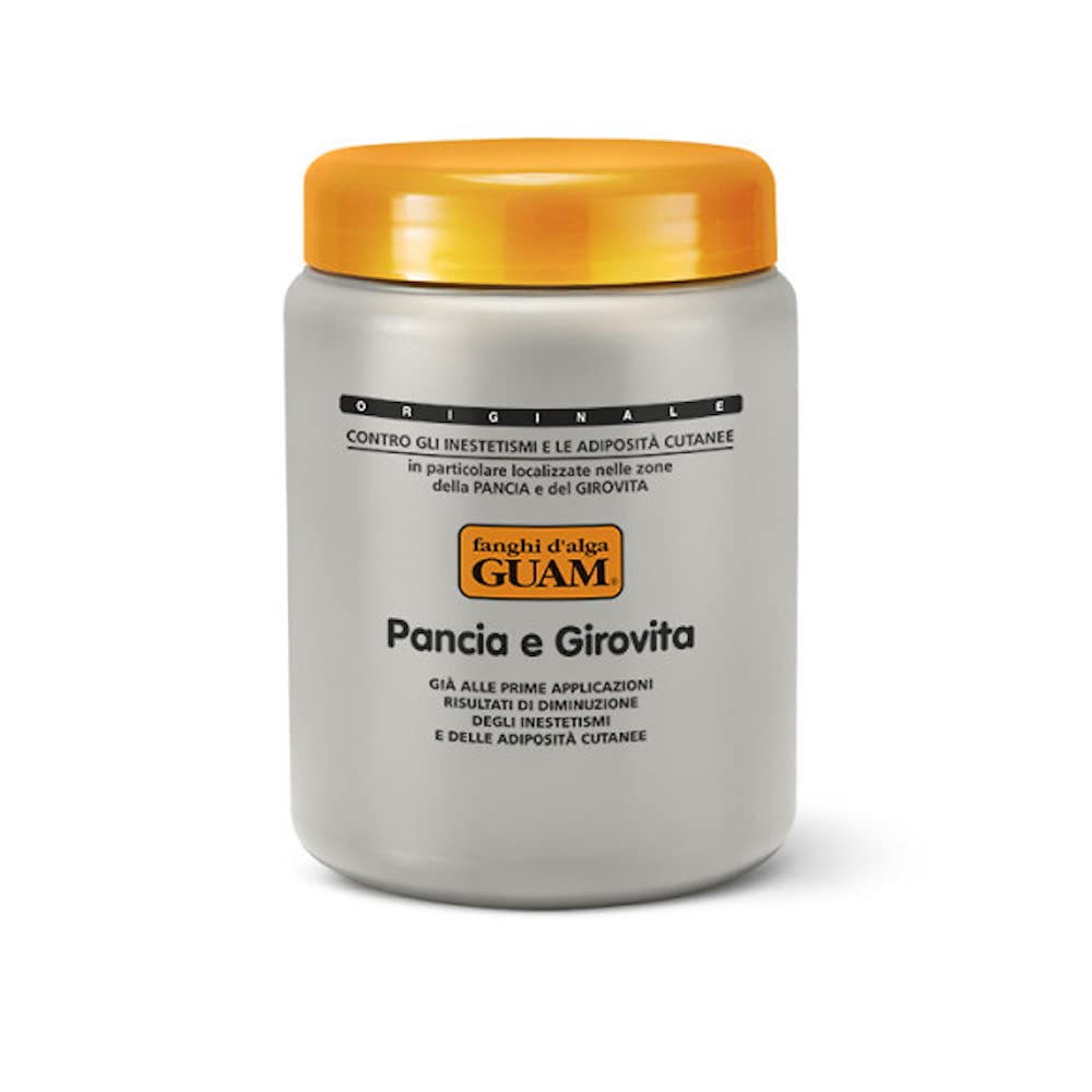 Guam Tummy & Waist, Stomach Wrap for Cellulite Reduction, Tighten Loose Belly Skin | Anti-Cellulite Lipo Wraps for Stomach, Seaweed + Caffeine | Cellulite Remover Tummy Wrap, 2.2LB