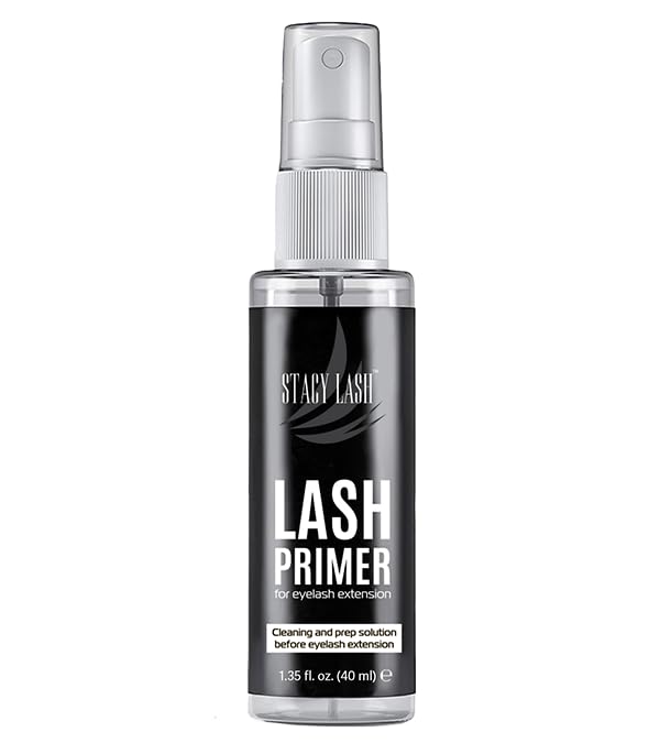 STACY LASH Eyelash Extension Primer (1.35fl.oz/40ml) /Protein Oil Remover/Increase Adhesive Bonding Power Retention/Pretreatment for Individual Semi Permanent Extensions Glue Supplies