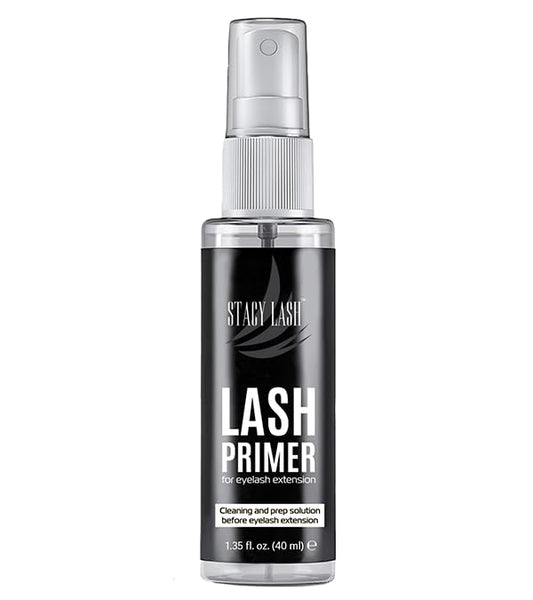 STACY LASH Eyelash Extension Primer (1.35fl.oz/40ml) /Protein Oil Remover/Increase Adhesive Bonding Power Retention/Pretreatment for Individual Semi Permanent Extensions Glue Supplies