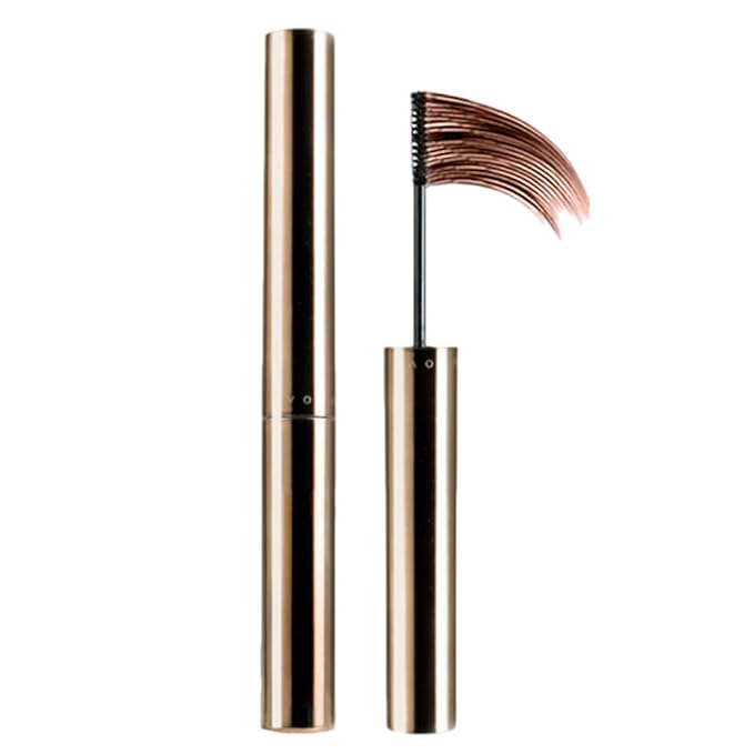 Ultra-Fine Lengthening Waterproof Quick-Dry Mascara, Black Mascara for Fine Short Lash Older Women Mulit-layered Lashes,Ultimate Length Volumizing Lower Bottom Lashes Mascaras (Black) (Brown)