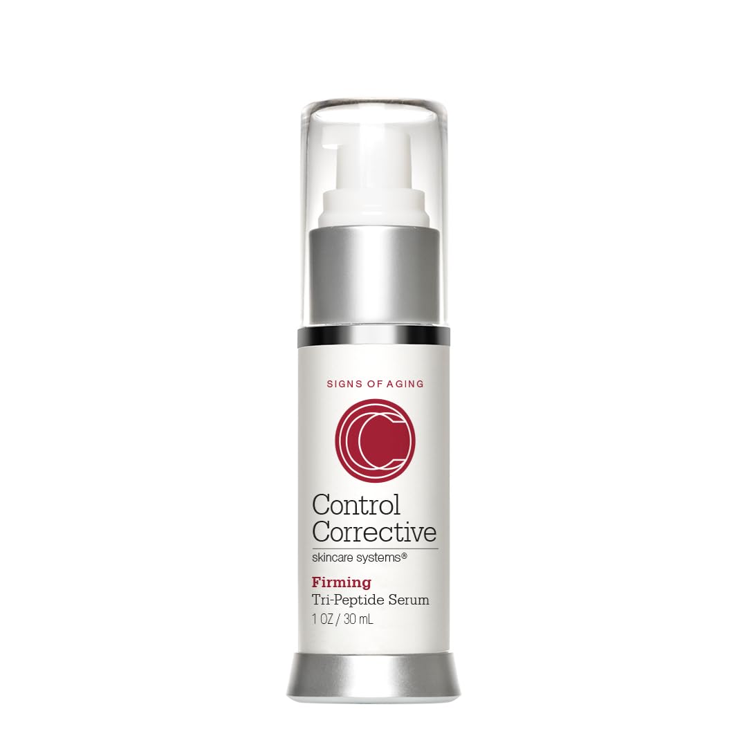 CONTROL CORRECTIVE Firming Tri-Peptide Serum, 1 Oz - Supports Skin Strength, Improves Skin Laxity, Collagen, Elastin, Skin Nourishing, Hyaluronic Acid & Active Peptide Serum For Firming And Hydration