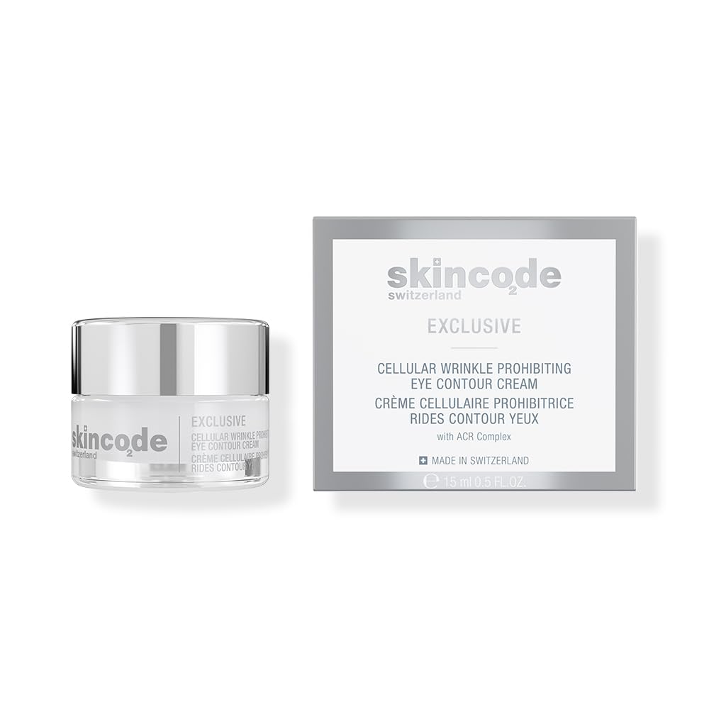 Exclusive Cellular Wrinkle Prohibiting Eye Contour cream - Anti-Aging Eye Cream - Ceramide Boost, Dark Circle Reducer & Puffiness Relief for Youthful Radiance (0.5 Oz / 15 mL)