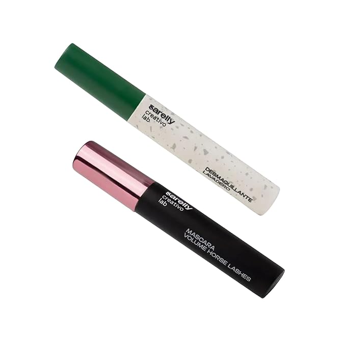 SARELLY, Eye Kit, Volume Horse Lashes Mascara + Lavadero Eye Makeup Remover, Sarelly Creative Lab