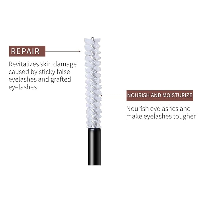 Lash Serum, Eyelash Primer to Boost Longer Fuller and Thicker Looking Lashes, Non-sticky, Non-caking, 3.5g/0.12oz (3pcs)
