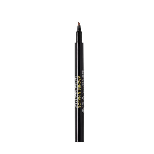Arches & Halos Microblading Brow Shaping Pen - Fuller, More Defined Brow - Long-lasting, Smudge Resistant, Rich Color - Vegan and Cruelty Free Makeup - Auburn - 1 ml