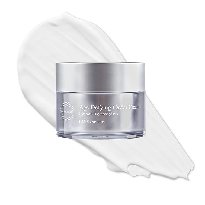 OxygenCeuticals Age Defying Caviar Cream – Premium Anti-Aging Moisturizer with 12% Caviar Extract and Glutathione for Face and Neck (50ml/1.69 oz)