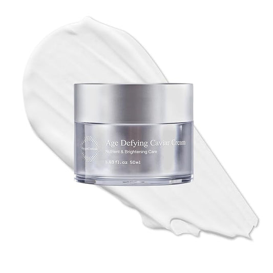 OxygenCeuticals Age Defying Caviar Cream – Premium Anti-Aging Moisturizer with 12% Caviar Extract and Glutathione for Face and Neck (50ml/1.69 oz)