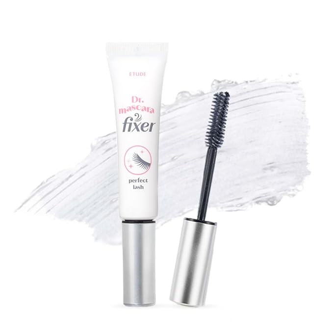 ETUDE Dr. Mascara Fixer For Perfect Lash, Korean Mascara Fixer, All-Day Curl Hold, Volumizing, Smudge-Proof, Korean Makeup, Beauty, Transparent (0.203 Fl Oz)