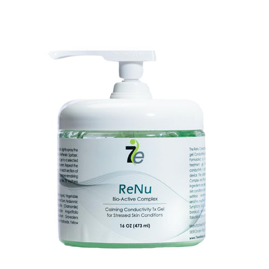 7eWellness Myolift ReNu Conductive Gel for Microcurrent, Renu Microcurrent Conductive Gel for Face Dry Skin (16oz / 473 ml)
