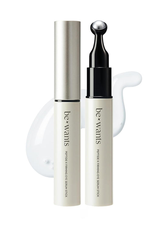 Bewants Peptide-X Firming Eye Serum Stick with Rice-Derived PDRN, Niacinamide – Cooling Under Eye Treatment for Puffiness, Dark Circles & Fine Lines (2 Pack)