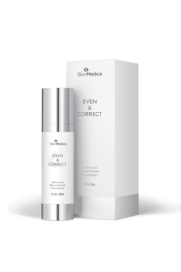 SkinMedica Even & Correct Advanced Brightening Treatment Face Serum, Addresses the Appearance of Dark Spots, Hyperpigmentation & Melasma for Aging Skin that is Hydroquinone-Free & Retinol-Free,2 Fl Oz