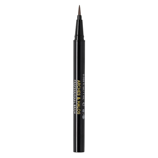 Arches and Halos Fine Bristle Tip Pen - Eyebrow Pencils for Women - Vegan Brow Pencil - Smudge-Proof, Buildable Formula - Espresso - 0.02 oz