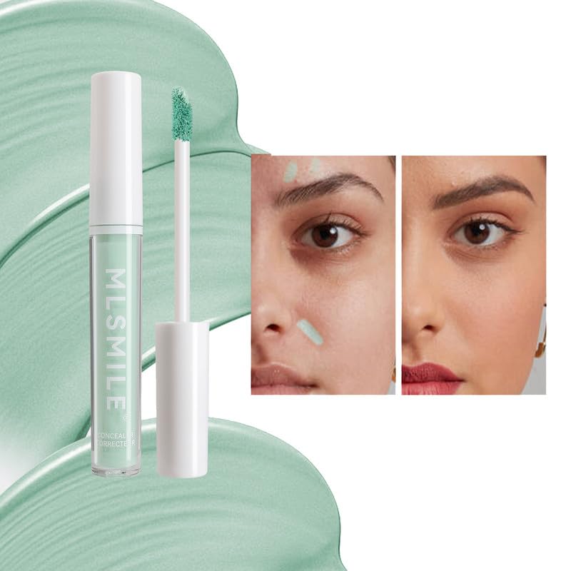 Green Color Correcting for Redness, Mint Instant HD Studio Skin Flawless Liquid Contour, Tone Neutralizing before Foundation, Minimize Redness, Waterproof Concealer for All Skin Types, 01