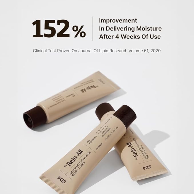 Dr. Reju-All Advanced PDRN Rejuvenating Cream + Advanced LC-Ceramide Barrier Cream - 99% Pure Salmon DNA PDRN Face Moisturizer - Patented Long Chain Ceramide - Korean Anti-Aging Skin Care Face Cream