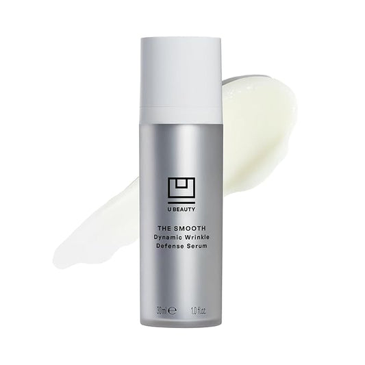 U Beauty The SMOOTH Dynamic Wrinkle Defense Serum - Multi-Peptide Complex, Copper Peptides, Retinol, Centella Exosomes, Vegan Silk Protein for Visible Wrinkle Reduction, Firming & Hydration, 30ml