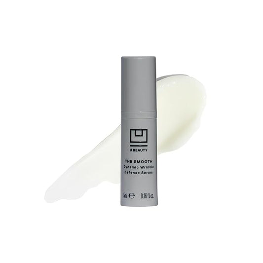 U Beauty The SMOOTH Dynamic Wrinkle Defense Serum - Multi-Peptide Complex, Copper Peptides, Retinol, Centella Exosomes, Vegan Silk Protein for Visible Wrinkle Reduction, Firming & Hydration 5ml