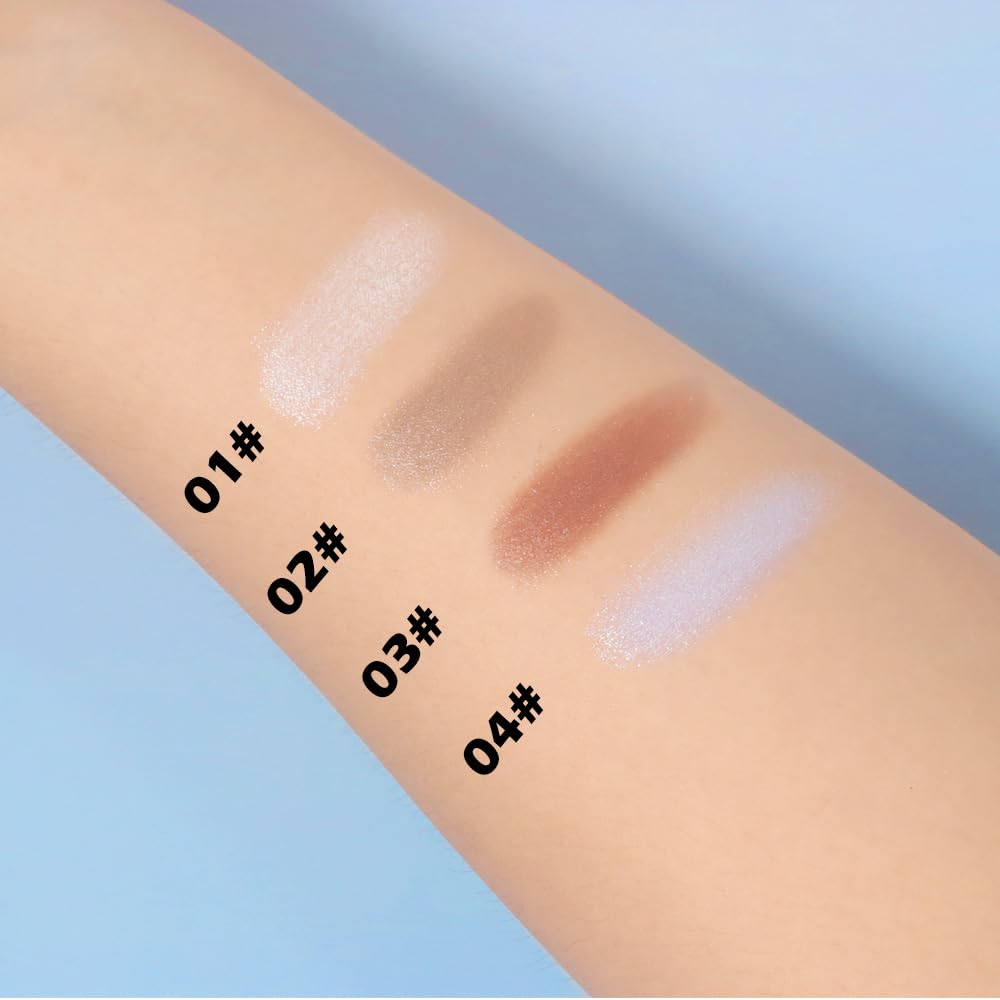 Red Brown Shimmer Single Eye Shadow Palette Makeup with Mirror,Neutral Powder Monochrome Eyeshadow for Older Women,Waterproof Long Lasting Naturing-Looking sombras para ojos