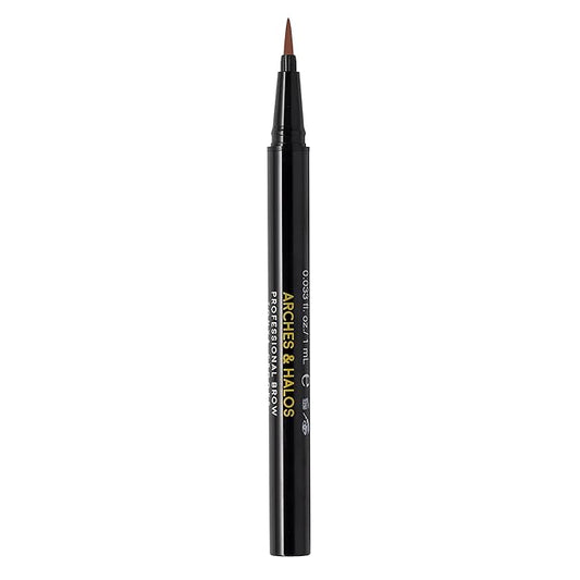 Arches and Halos Fine Bristle Tip Pen - Eyebrow Pencils for Women - Vegan Brow Pencil - Smudge-Proof, Buildable Formula - Auburn - 0.02 oz