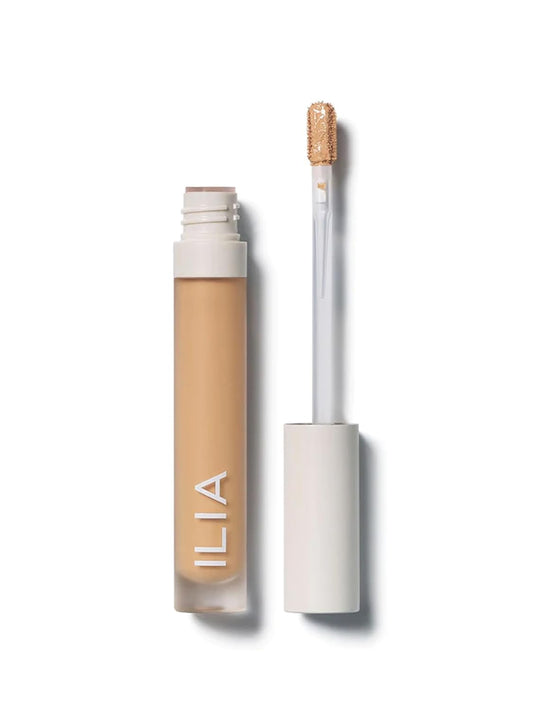 ILIA - True Skin Serum Concealer | Non-Comedogenic, Cruelty-Free, Vegan, Safe For Sensitive Skin, Reduces Appearance of Dark Circles + Blemishes (Kava SC3, 0.16 oz | 5 ml)