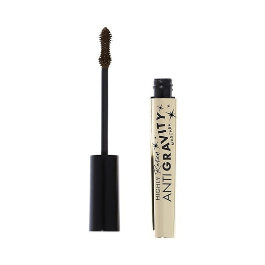 Milani Mascara Volume and Length, Highly Rated Anti-Gravity Brown Black Shade with Castor Oil and Molded Hourglass Shaped Lash Coating Mascara Wand