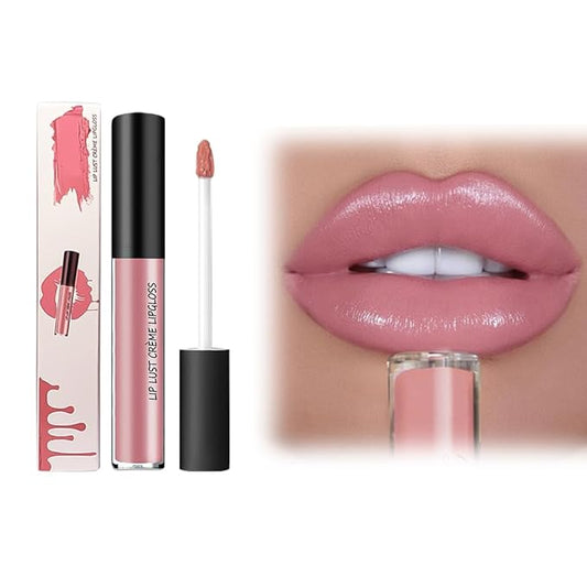12 Colors Cream Texture Lipstick for Women, Long Lasting Lipstick Non-Stick Lipgloss Velvet Lip Makeup, Moisturizing Liquid Lip Stick Non-Fading Lip Gloss Hydrating Lip Tint for Makeup (#03)