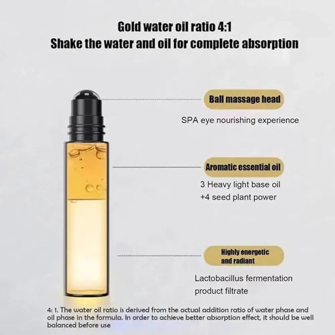 Time Eraser Rollerball, Retinol Anti-Wrinkle Eye Serum Oil, Eye Oil Roller, Reduces Fine Lines, Anti Wrinkle Serum For Eye