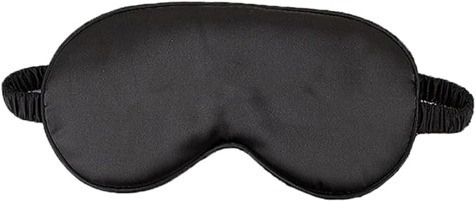 Personalized Eye Masks for Sleeping Add Photo Text Logo Name for Wedding Favor Satin Bachelorette Bridesmaid Gift Solid Black