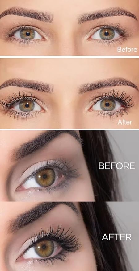 Professional Waterproof Mascara with Serum – Long-Lasting Volume & Curl | Smudge-Proof, Clump-Free, Lash-Conditioning Formula for All-Day Wear