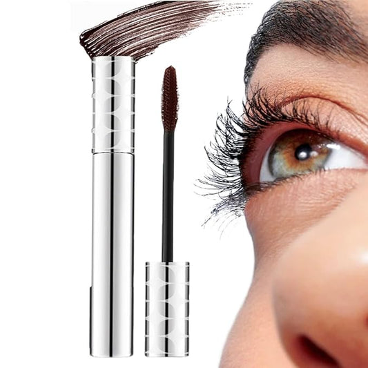 Mascara for Older Women 60 Plus, 2026 New Mascara Volume and Length for Mature Women with Thinning Lashes, Non Clumping Waterproof Long Wear (Brown)