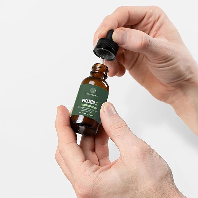 Anti-Aging Vitamin C Serum – Brightening & Hydrating Face Serum with Magnesium Ascorbyl Phosphate, Ferulic Acid & Botanical Extracts – Reduces Dark Spots & Uneven Skin Tone – 1 fl oz