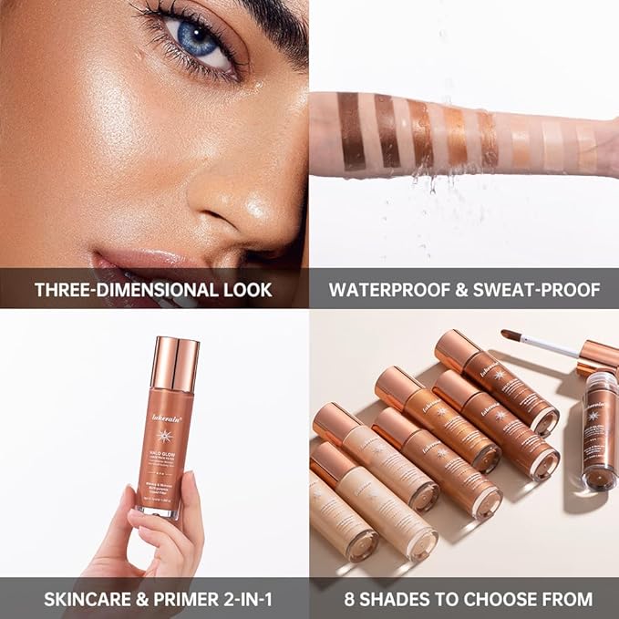 Halo Glow Liquid Face Filter, Complexion Booster For A Glowing, Soft-Focus Look, Infused With Hyaluronic Acid, Vegan & Cruelty-Free 1.06 OZ/31.5ml -04