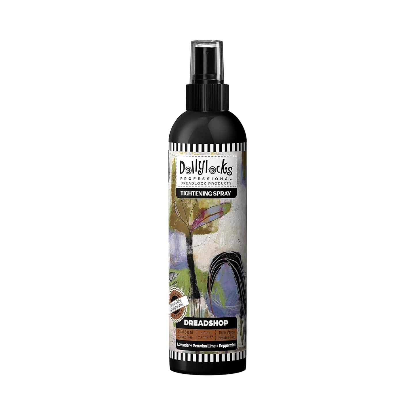 Dollylocks Dreadlock Tightening Spray for Locs - Dreadshop - Strengthen, Tame Frizzy Dreads, Residue-free for Loose Hair, 8oz