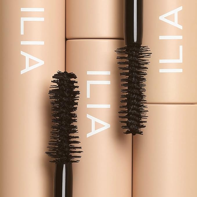 ILIA - Fullest Volumizing Mascara | Weightless, Buildable, Smudge + Flake-Free, Sensitive Eyes Safe | Full, Thick, Healthier Lashes | Non-Toxic, Vegan, Cruelty-Free (Full Size; 0.32 fl oz | 9.5 ml)