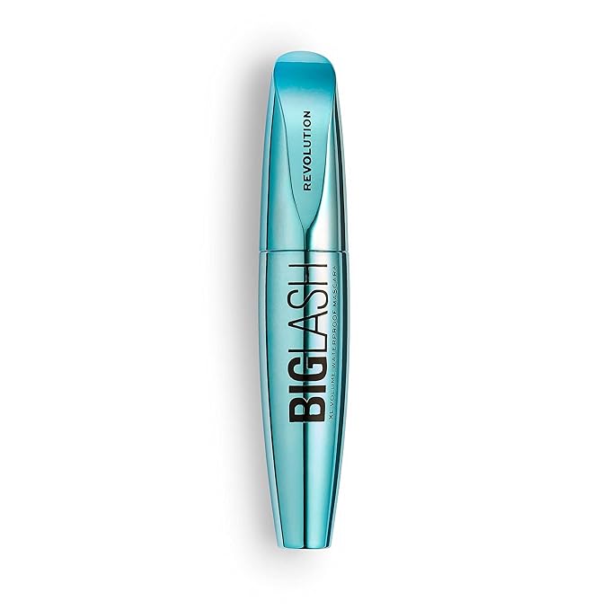 Revolution Beauty London, Big Lash Volume Waterproof Mascara, Volumizing & Lengthening with a Light-Weight Feel, Fast-Drying, Vegan & Cruelty-Free, Jet Black